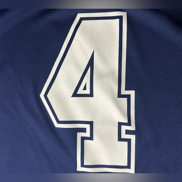 Dallas Cowboys Team Apparel Men Dak Prescott Home Jersey Sz Small - Picture 4 of 9